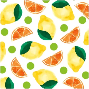Summer Sunshine Citrus Fruit Large Table Scatter and Confetti Decorations, 72pc