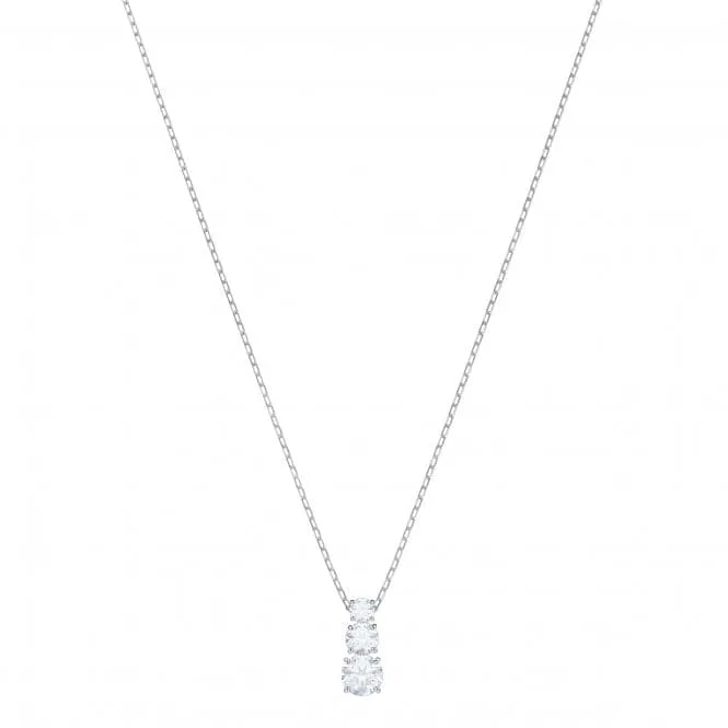Swarovski Crystal Attract Trilogy Rhodium Plated Necklace 5414970