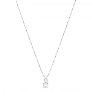 Swarovski Crystal Attract Trilogy Rhodium Plated Necklace 5414970