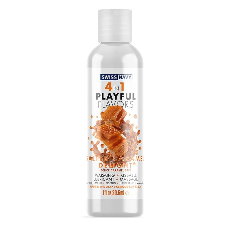 Swiss Navy Playful Flavors 4 in 1 Salted Caramel