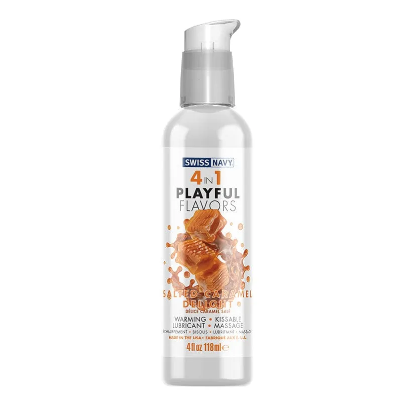 Swiss Navy Playful Flavors 4 in 1 Salted Caramel