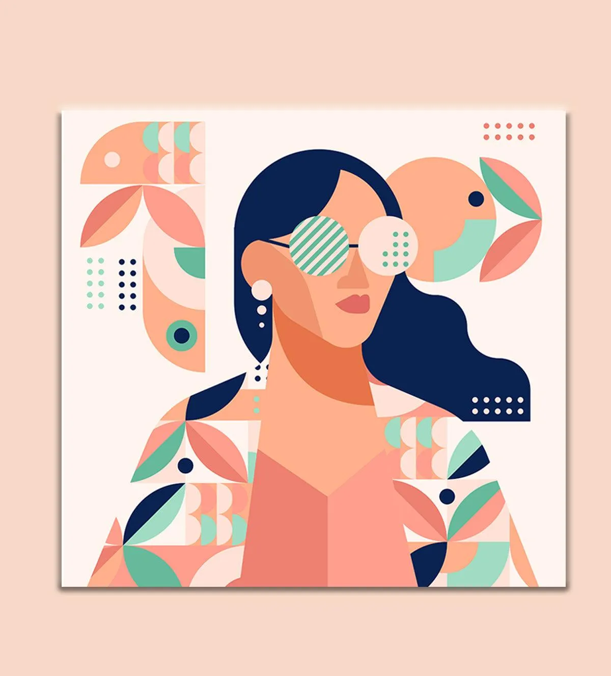 Urban Charisma: Modern Pop Art Portrait