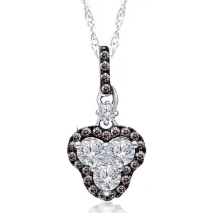 White Gold Coco & White Diamond Eternal Pendant